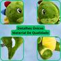 Imagem de Pelúcia Dino Verde 25cm Menino Menina Brinquedo Decoração Para Festa Nicho De Bebê Presente Fofura