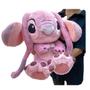 Imagem de Pelúcia Disney Stitch Angel Rosa 45Cm Big Feet 2+ F00643 Fun