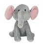 Imagem de Pelúcia Elefante CKS Toys 30cm Antialérgica Super Macia Bichinho Presente Crianças Bebês +2 Meses