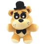 Imagem de  Pelúcia Five Nights At Freddy's Brinquedo de Pelúcia Golden Freddy Urso Fnaf Pelúcia 19cm Urso