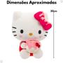 Imagem de Pelúcia Hello Kitty Love 18cm Cupcake Hello Kitty e Amigos 03874A - Sunny