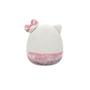 Imagem de Pelúcia Hello Kitty Rosa 20cm Veludo 50 anos Squishmallows