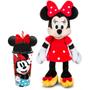 Imagem de Pelúcia Minnie de 45cm com Som e Falas em Português Disney e Copo com Orelhas