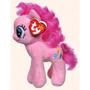 Imagem de Pelúcia Pinkie Pie Beanie Babies 18cm Ty Disney Pony Rosa