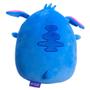 Imagem de Pelúcia Stitch Disney Almofada Infantil Azul Decorativa 28Cm