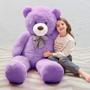 Imagem de Pelúcia Teddy Bear MaoGolan Giant Purple de 140 cm para crianças