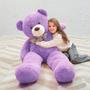 Imagem de Pelúcia Teddy Bear MaoGolan Giant Purple de 140 cm para crianças