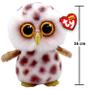 Imagem de Pelúcia Ty Coruja Whoolie Infantil 16cm Beanie Boos