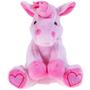 Imagem de Pelucia unicornio loli sentado rosa 25cm santa klaus