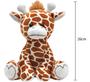 Imagem de Pelúcias Safari Buba Decoração quarto Brinquedo para Bebês +3M Girafa e Elefante