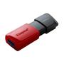 Imagem de Pen Drive 128GB Kingston, USB 3.2, DataTraveler Exodia M, Preto e Vermelho - DTXM/128GB