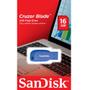 Imagem de Pen Drive 16GB USB 2.0 SanDisk Cruzer Blade SDCZ50C-016G-B35BE Azul Electric Blue