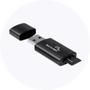 Imagem de Pen Drive 2x1 Multilaser Mc164 Leitor Usb + Micro Sd 64gb