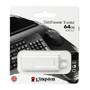 Imagem de Pen Drive 64GB DataTraveler Exodia Kingston, USB 3.2, Branco - KC-U2G64-5R