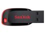 Imagem de Pen Drive 64GB SanDisk Cruzer Blade - USB 2.0 - c/software secure access