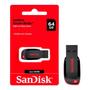 Imagem de Pen Drive Cruzer Blade Sandisk USB 2.0 64GB SDCZ50-064G-B35