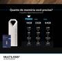 Imagem de Pen Drive Diamond Metalico 16GB USB 2,0 Metálico - PD850 - Multilaser