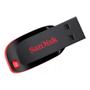 Imagem de  Pen Drive Sandisk 32GB USB 2.0 Cruzer Blade  Preto e Vermelho