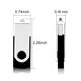 Imagem de Pen Drive USB Alihelan - Pacote com 10 Unidades de 4GB - USB 2.0 - Preto