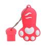 Imagem de Pen Drive USB Gato Rosa - 64GB, 32GB ou 16GB - Design de Silicone