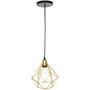 Imagem de Pendente Aramado Diamante Cabo 1,5 Mt Luminária Lustre Industrial Teto Retrô Balcão Agp Ilumini