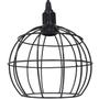Imagem de Pendente Aramado Globo Luminária Lustre Teto Retrô Vintage Industrial Balcão Preto