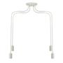 Imagem de Pendente Aranha Com 2, 4 E 6 Soquetes Termoplástico Luminária E-27 Com Desviador de Aluminio