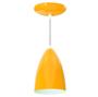 Imagem de Pendente Bala Oval em Alumínio para lâmpada E-27 - amarelo st963
