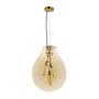 Imagem de Pendente Caju Vidro 48cm Bella Iluminação + 3 lâmpadas T30 110V St1882