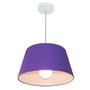 Imagem de Pendente Cone Roxo MJ-4039 Para Mesa de Jantar e Estar