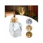 Imagem de Pendente Cristal Diamante Dourado 5W 3 temperaturas de cor - AAATOP - 8113