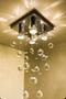 Imagem de Pendente de luxo com modelo em chuva para laje, gesso drywall, forro de PVC e/ou madeira