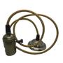 Imagem de Pendente E27 Antigo Retro Vintage Com Switch - Bronze