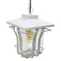Imagem de Pendente Estilo Industrial branco + Lâmpada Filamento Led A60  St1717