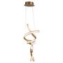 Imagem de Pendente fluire dourado (d)28cm (a)74cm 1x30w 3000k 1800lm - re005