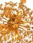 Imagem de Pendente hera redondo ø60cm cristal e ferro dourado