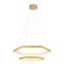 Imagem de Pendente Hex Dourado 60cm 50w 3000k Gd005 Bella