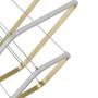 Imagem de Pendente Inverse Quadrado 4 Modulos Bronze LED 120W 3000K Bivolt Ideal para Pé Direito Duplo