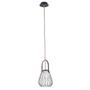 Imagem de Pendente Lamp Ø18Cm X 22Cm 1Xg9 Bivolt - Preto Branco E Marrom