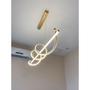 Imagem de Pendente Led 45W 3000K/4000K/6000K Dourado 3150lm Bivolt - NITROLUX