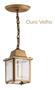 Imagem de Pendente Luminária Lustre Clássico Retro Vint Ouro Velho 335
