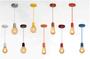 Imagem de Pendente Lustre Fio Com Soquete E27 - Varias Cores