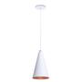 Imagem de Pendente Lustre Luminária Cone Branco