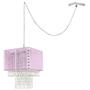 Imagem de Pendente Marrycrillic Clearfio Rosa com Cristal + Deslocador