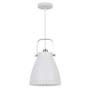 Imagem de Pendente Metal Branco/Cromado 1E27 26,5X35CM QPD1159-BR