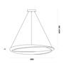 Imagem de Pendente Mobius 1xled 36w Iluminação Ambiental