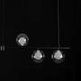 Imagem de Pendente Orbit Preto 4 Globos Transparente PHD1539 Studioluce ST2395