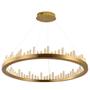 Imagem de Pendente Roca Dourado 120cm 36W 3000K Led - BC003G - Bella