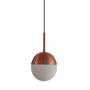 Imagem de Pendente Sphera Bubble 1704 Globo 10cm Leitoso Cobre Tks