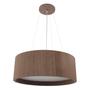 Imagem de Pendente Wood Redondo 50Cm - 5 Luzes E27 - Imbuia